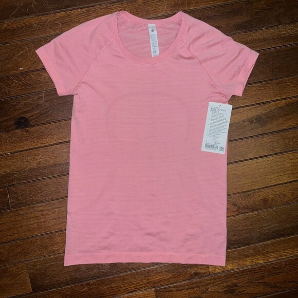 NWT Swiftly Tech Short Sleeve 2.0 - Pink Tide - Size 8 - Picture 2 of 6